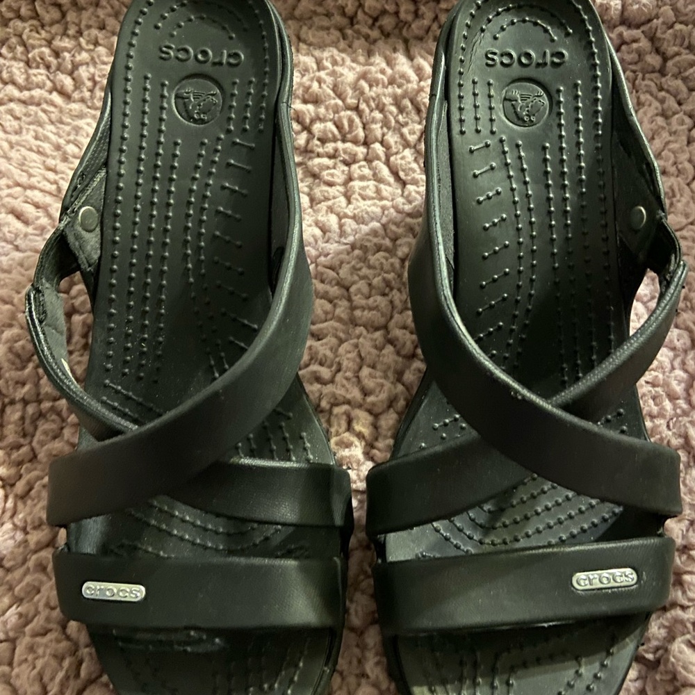 CROCS Black Sandals